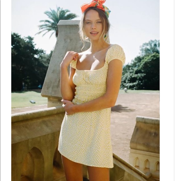 With Jean Dresses & Skirts - With Jéan Marseille Dress — Lemon Daisy. NWT